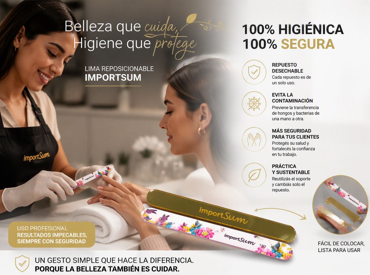 Lima profesional desechable reposicionable ImportSum